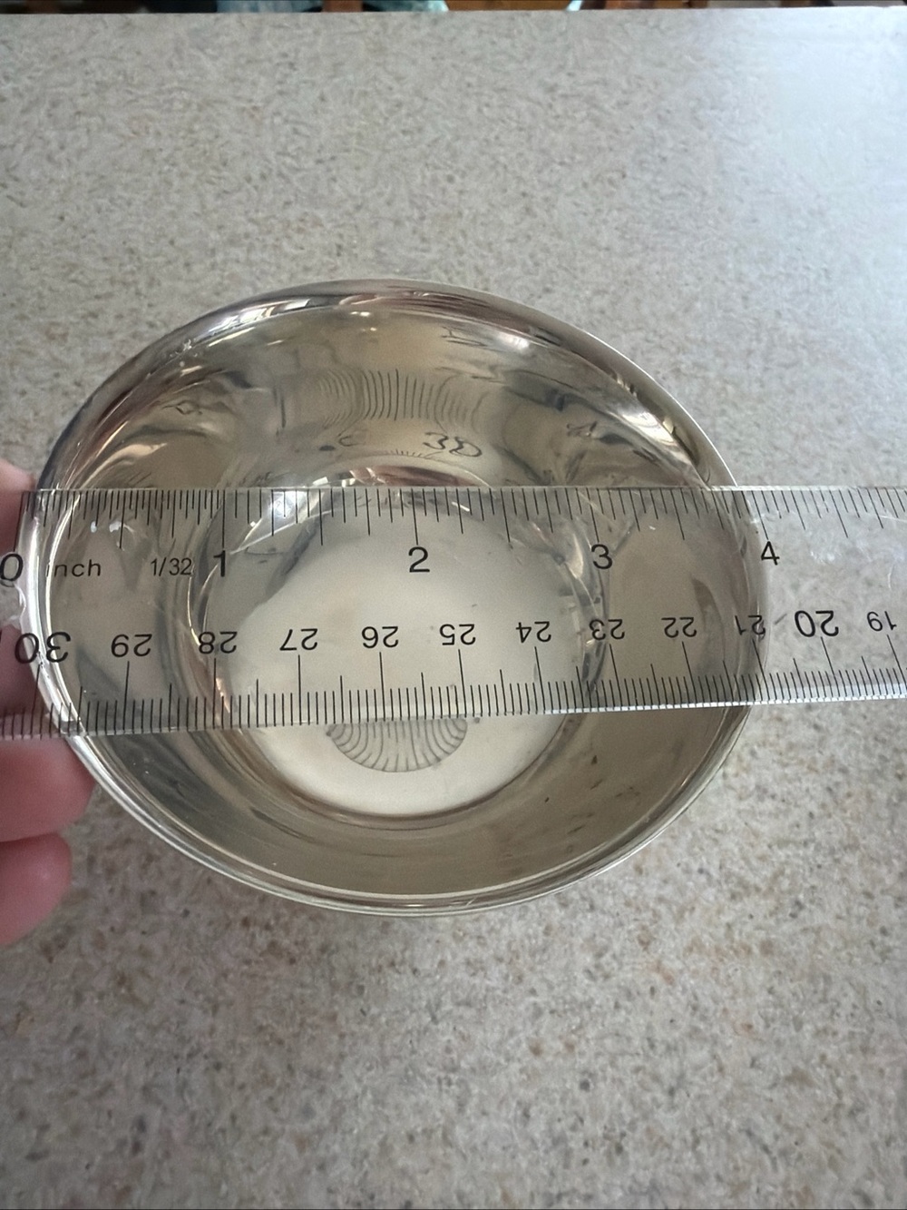 Vintage Silver Plate Paul Revere Serving Bowl small 3.78 inches - Picture 10 of 11